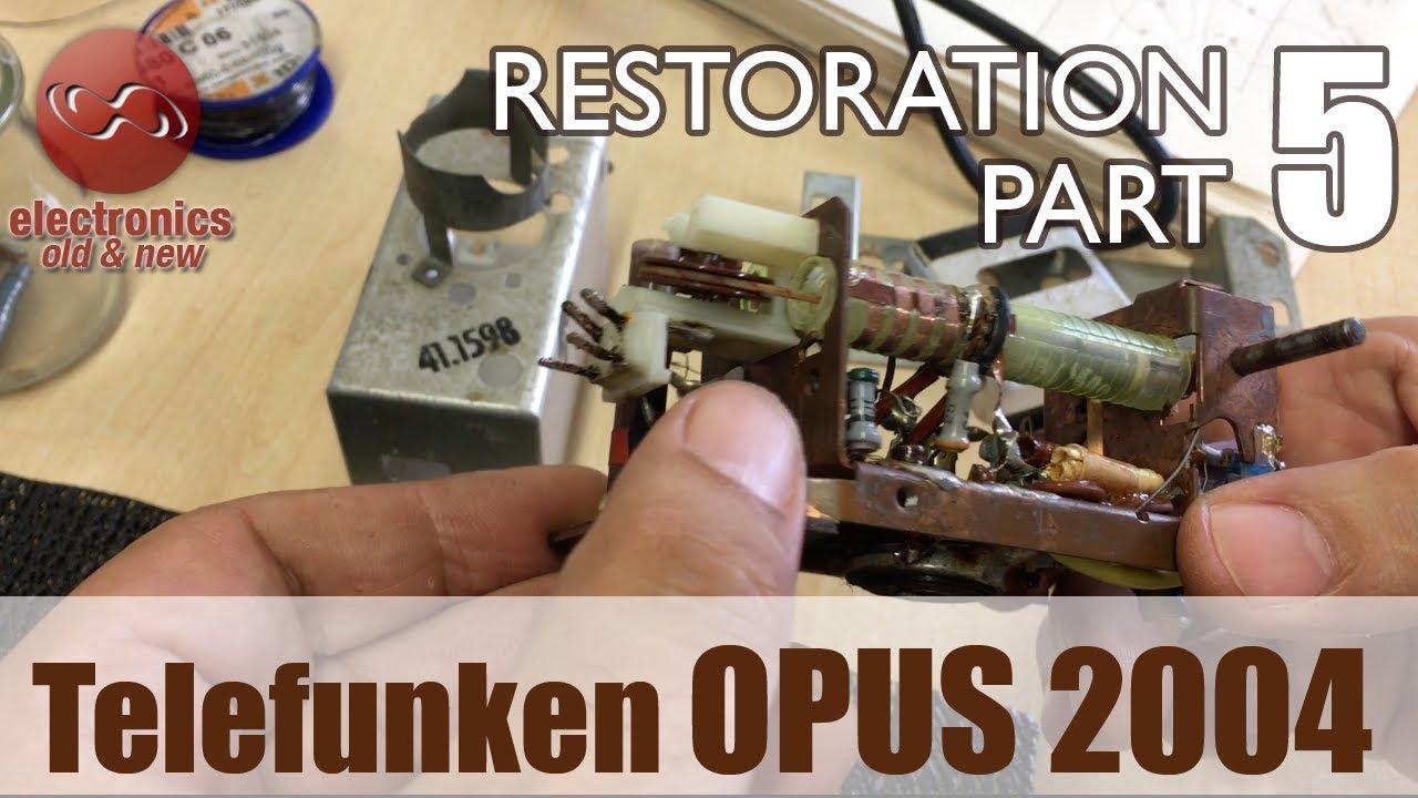 Telefunken Opus 2004 tube radio restoration - Part 5. FM is back!