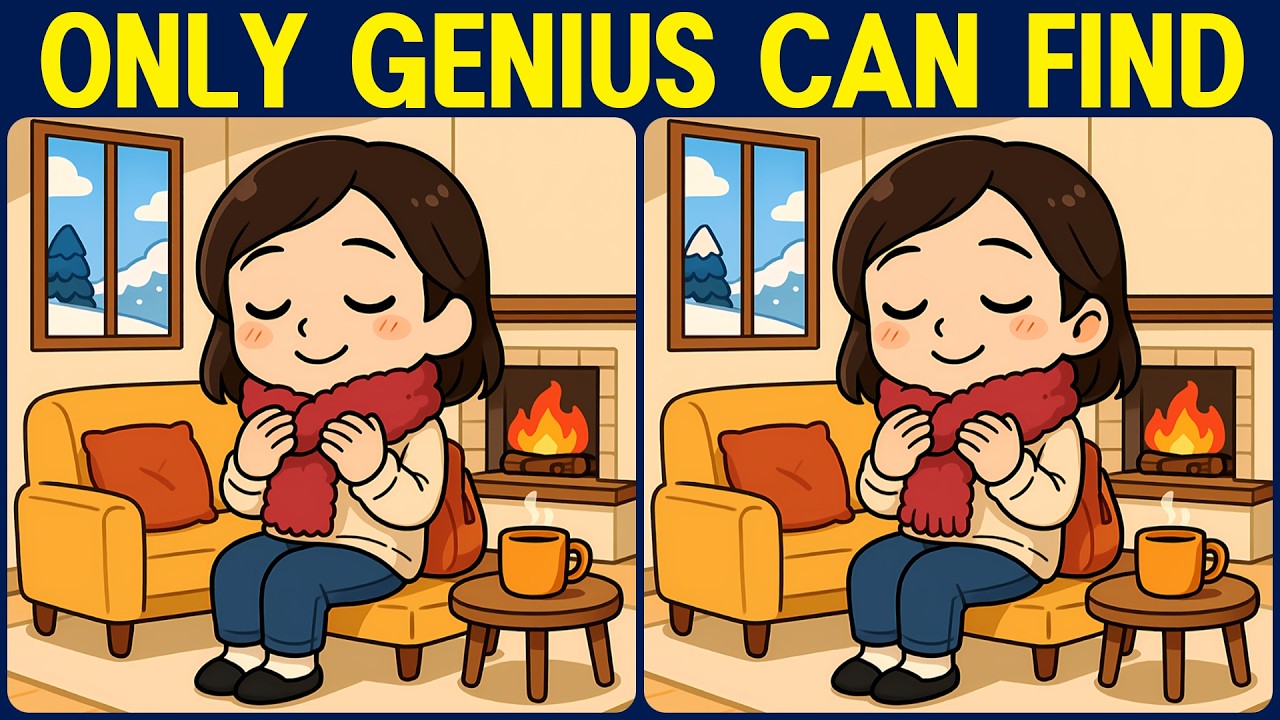 [Spot the Difference Brain Training] Find them all and prove your smartness.