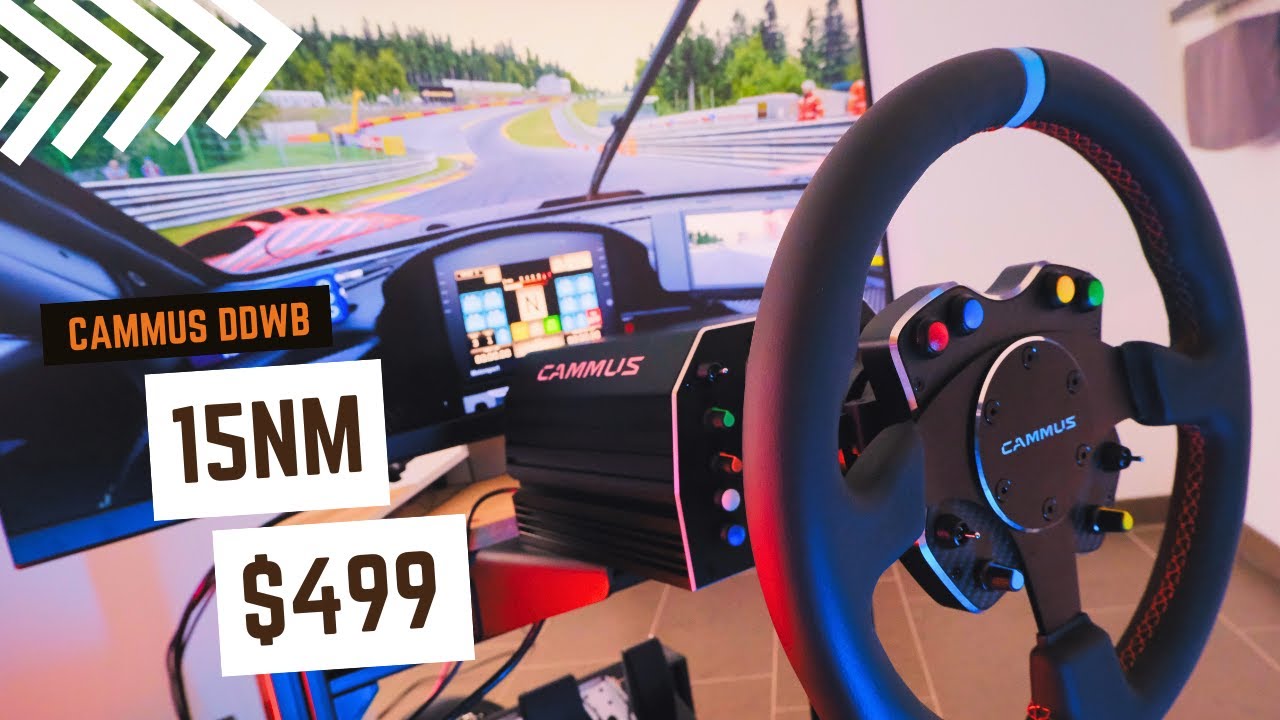 ALL FORCE, NO FEEDBACK? CAMMUS Direct Drive Wheelbase 15 Nm 2021 + GT1 Steering Wheel bundle REVIEW
