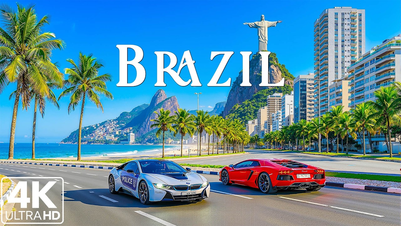 Brazil 4K UHD | Natural Paradise of Rio – Crystal Waters, Dramatic Cliffs & Endless Atlantic Blue