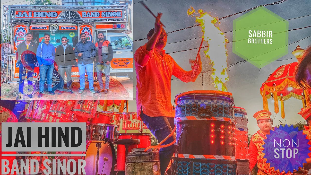 Jai Hind Band Sinor📣Non-stop🥁Choli ke pichhe-Laawaris Tital Them🥁I am a Disco Dancer☎️9879017075