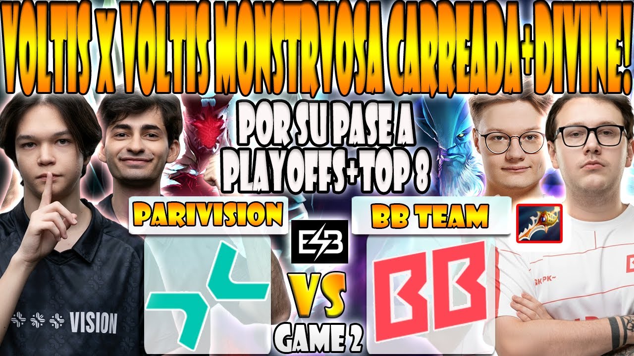 PARIVISION vs BB TEAM BO3[GAME 2]SATANIC, NO[O]NE VS GPK, KIRITYCH - PGL WALLACHIA SEASON 6-DOTA-ESB