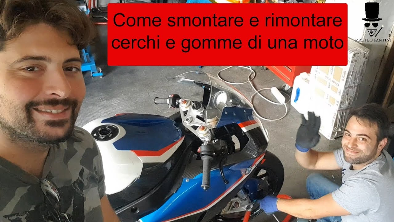 COME smontare e rimontare cerchi e gomme alla moto 👨‍🔧