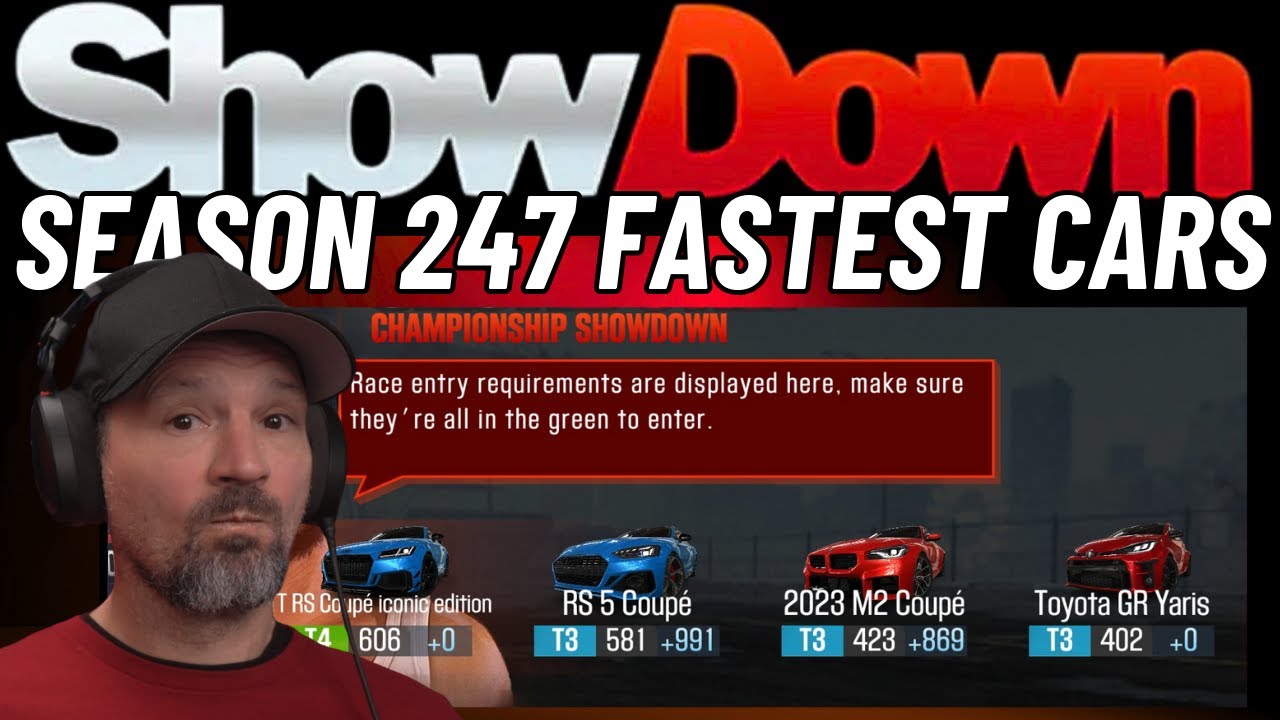 Чемпионат CSR2: самые быстрые автомобили сезона 247