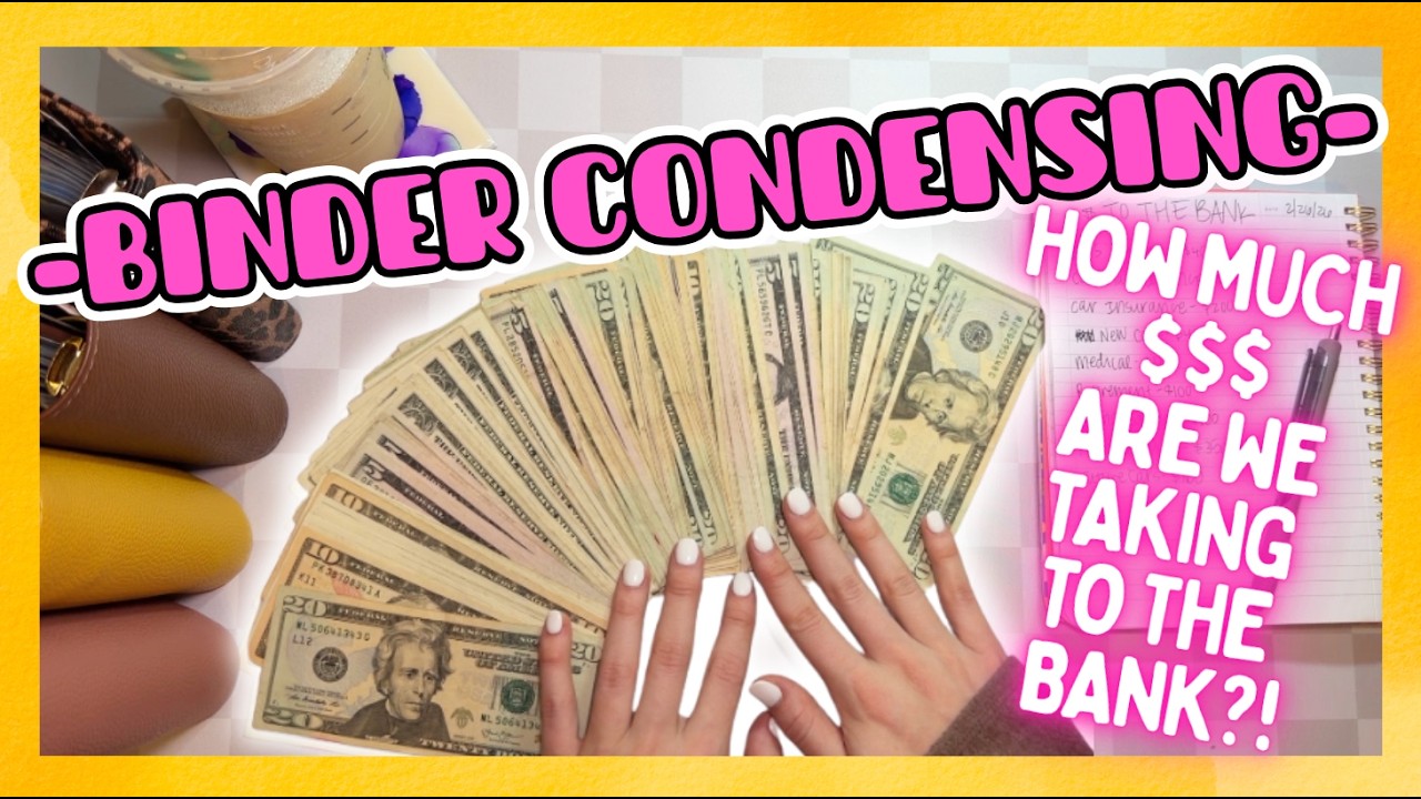 End of the month BILL CONDENSING! Taking $$$ to the bank from my Sinking Funds!