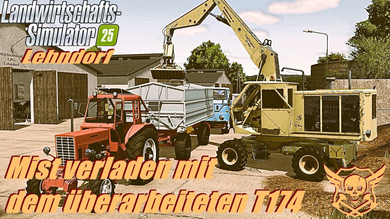LS 25 Lehndorf #008 | Mist laden mit dem überarbeiten T174 | #ls25