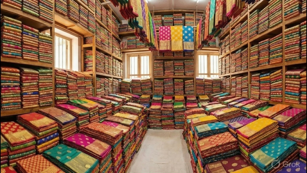 💯Menoka Saree House | Santipur Wholesale Market | Saree Wholesale In Santipur | Saree Wholesale