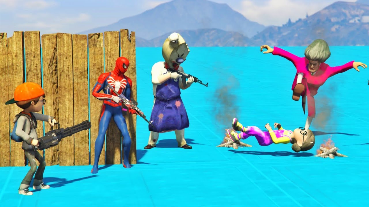 Scary Teacher 3d - Spiderman vs Miss'T - Spiderman's Dream Become True - Game Animation