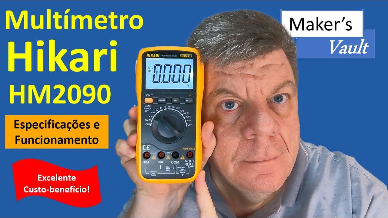 Multímetro Hikari HM2090: Especificações e Funcionamento - Excelente Custo-benefício!