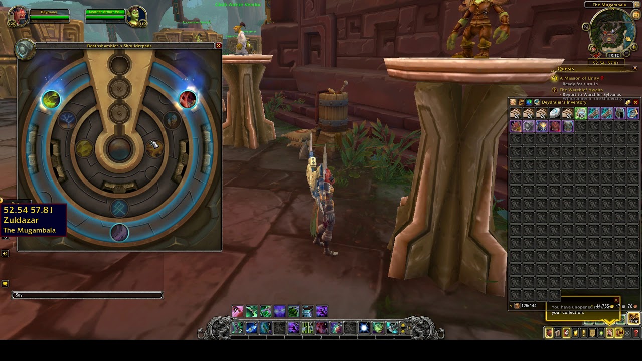 Demon Hunter World Bosses Gear Azerite Traits WoW Leather