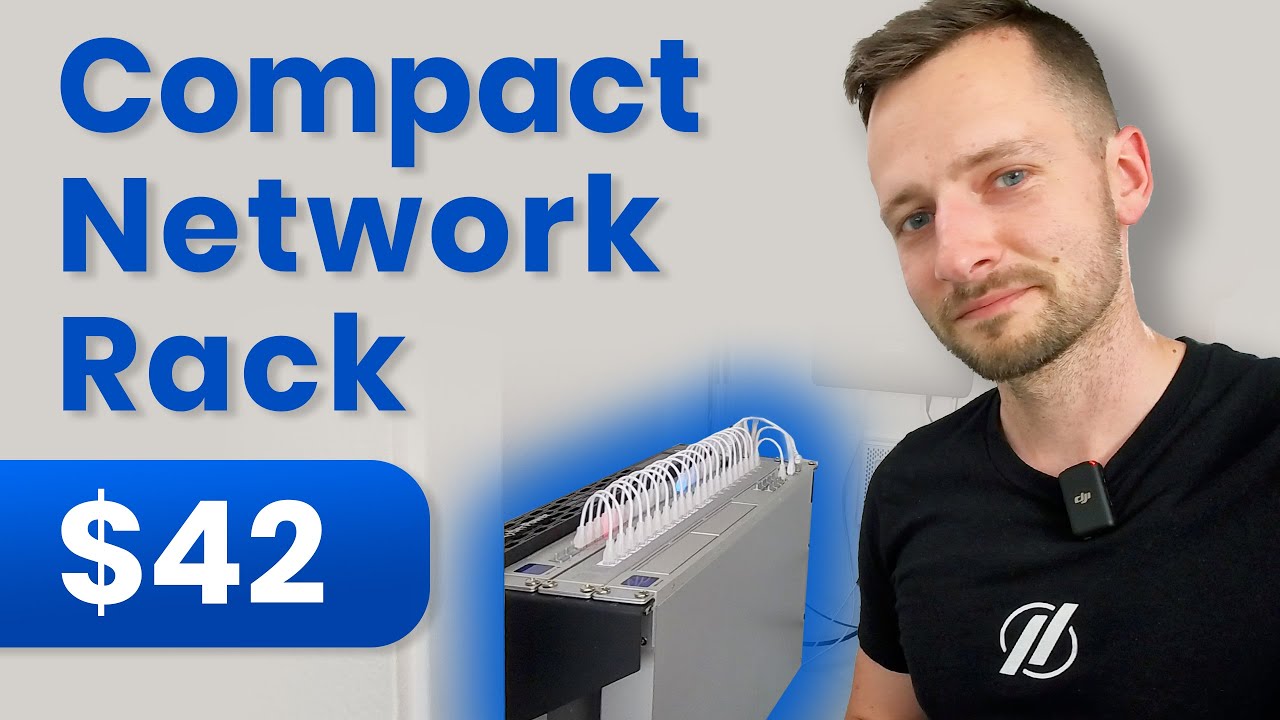 How to Install Home Office Network Rack | DIY Wall-Mount Vertical 4U Rack