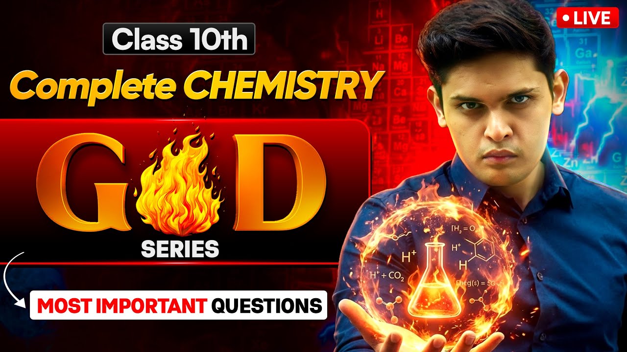 Class 10th Science - Complete Chemistry Most Important Questions🔥|  Prashant Kirad
