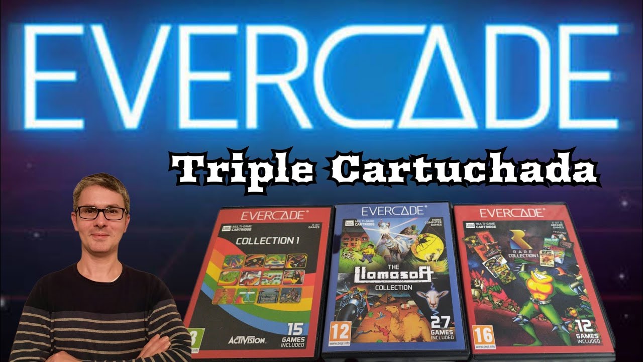 TRIPLE Cartuchada EVERCADE: RARE, ACTIVISION & LLAMASOFT ¿TRIO DE ASES?