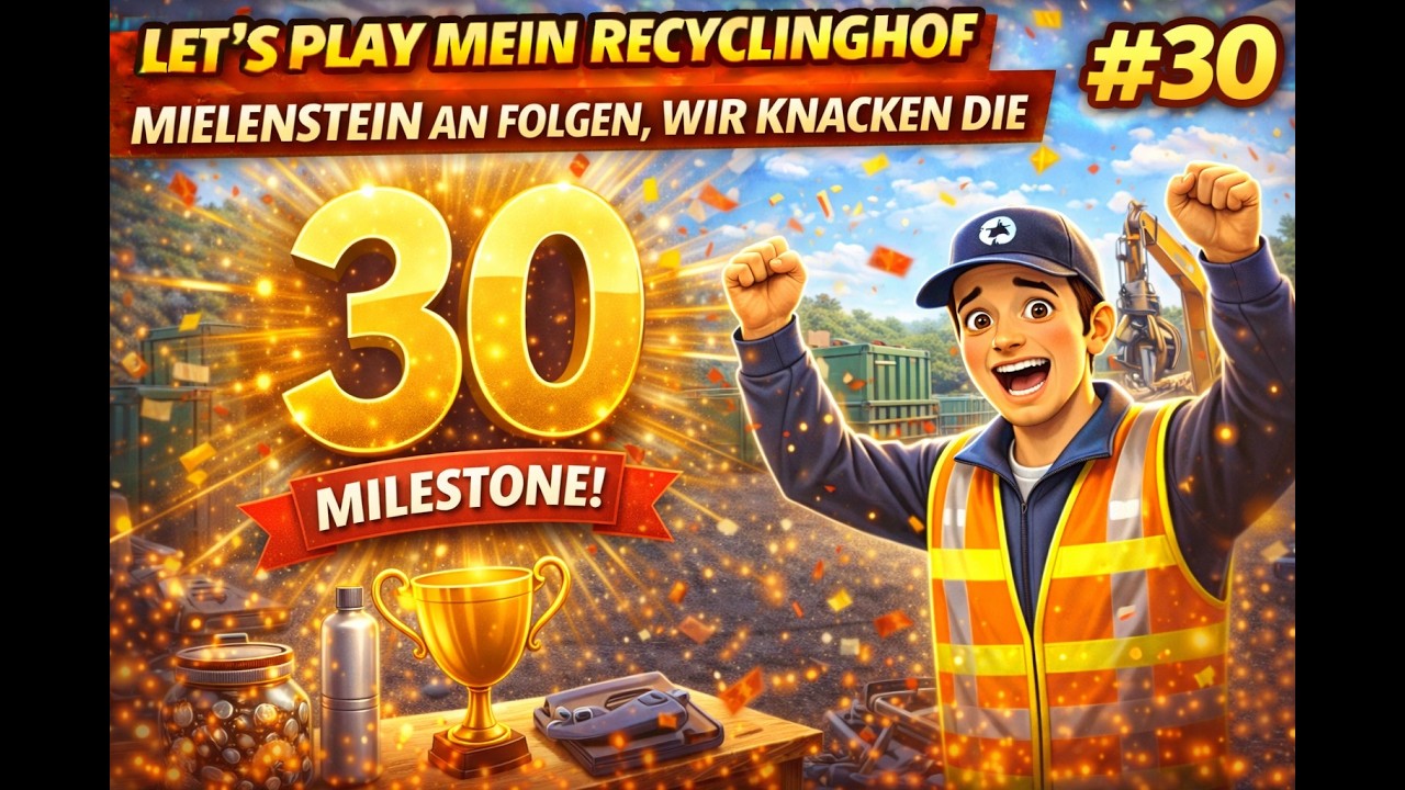 Let´s Play Mein Recyclinghof #30 – Meilenstein an Folgen, wir knacken die 30!