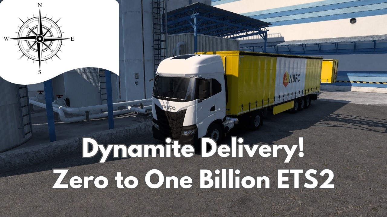 DANGEROUS CARGO! 🧨 Dynamite Delivery: Berlin to Ljubljana | Zero to One Billion ETS2 - Part 8 [4K]