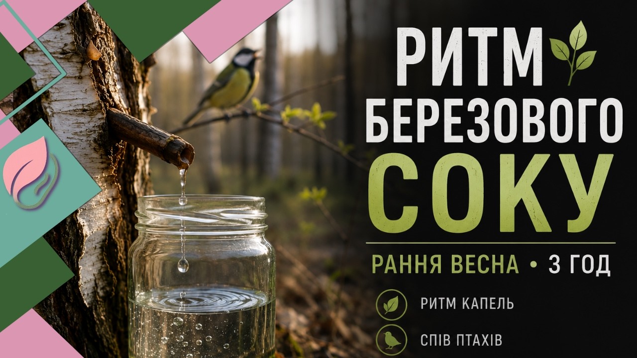 Ритм березового соку | Спів птахів та подих весни • 3 год