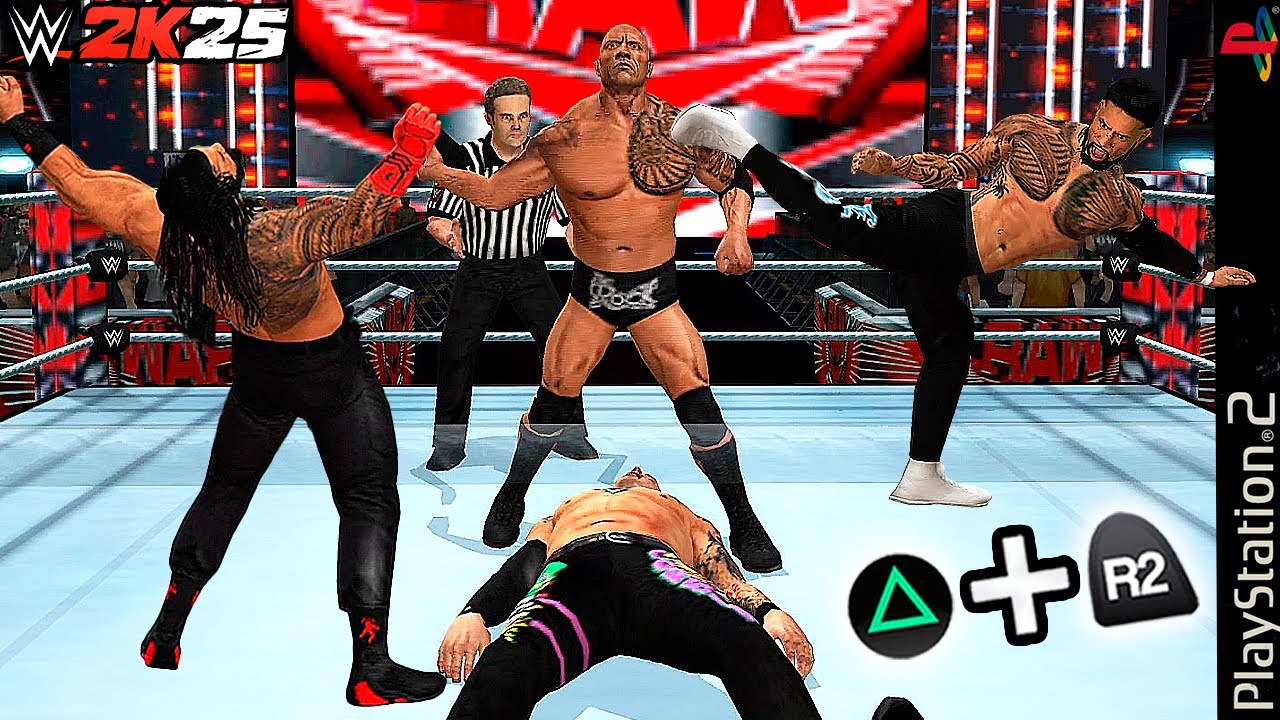 Финишеры WWE 2K24 в WWE SvR 2007 для PS2 !!! (Концепт WWE 2K25 Playstation 2)