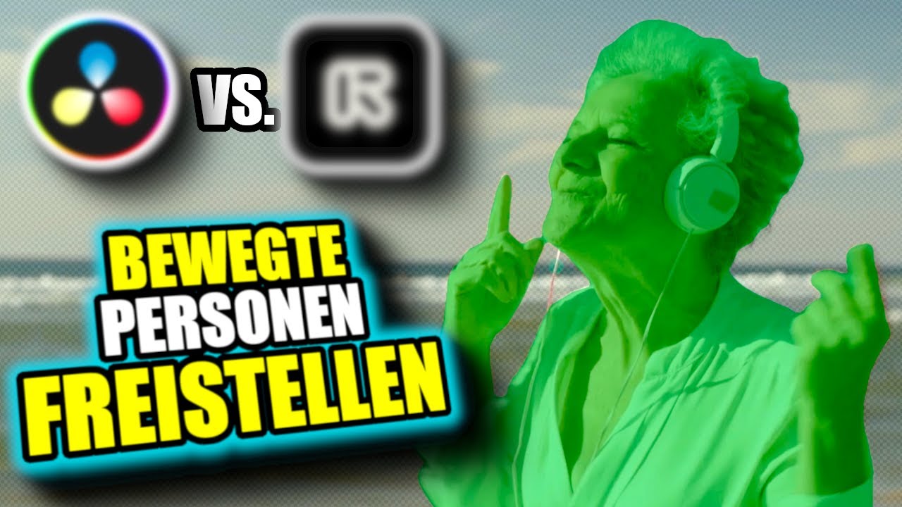 Mit DIESEN TOOLS automatisch PERSONEN freistellen + KOSTENLOSE VARIANTE 🪄 DaVinci Resolve Tutorial
