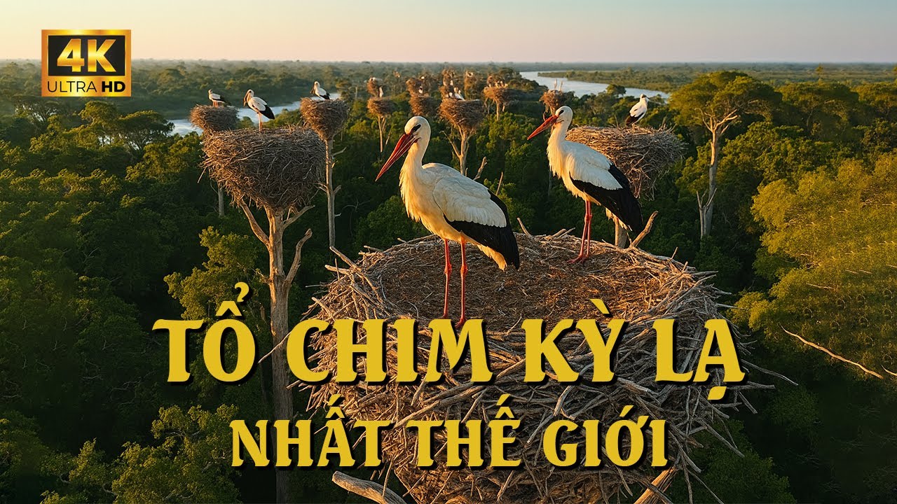 Những Tổ Chim Kỳ Lạ và phức Tạp Nhất Trên Thế Giới