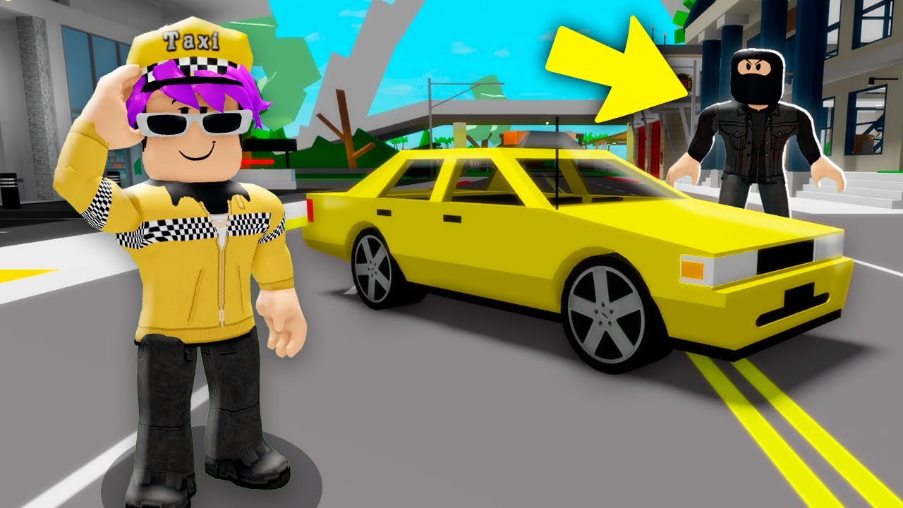 VIREI TAXISTA de CRIMINOSOS no BROOKHAVEN..