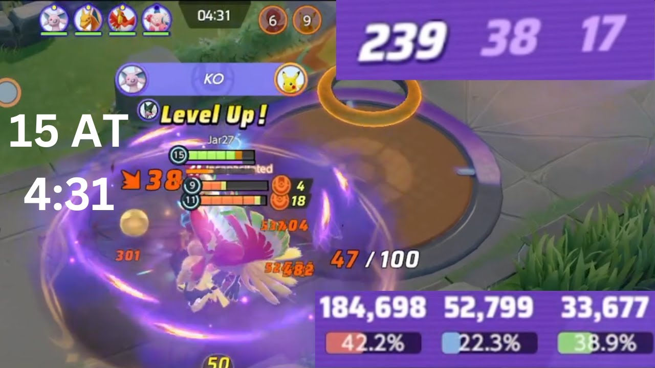 I GOT 38 KOS AND 184K DAMAGE IN THIS NIGHT SLASH MEOWSCARADA GAME | Pokemon Unite Duoq