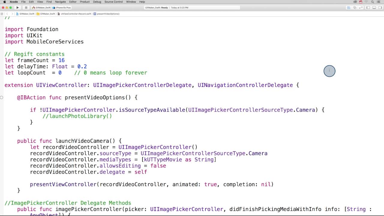 Create an action sheet
