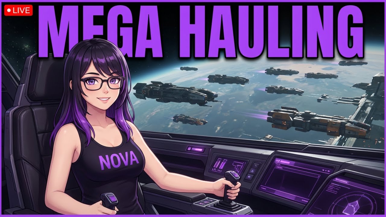 LIVE - NOVA in the verse! - Star Citizen -Hauling-