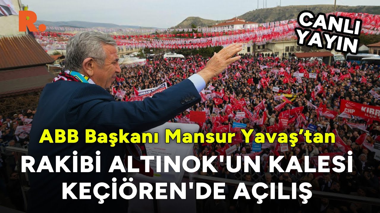 Mansur Yavaş'tan rakibi Altınok'un kalesi Keçiören'de açılış #CANLI