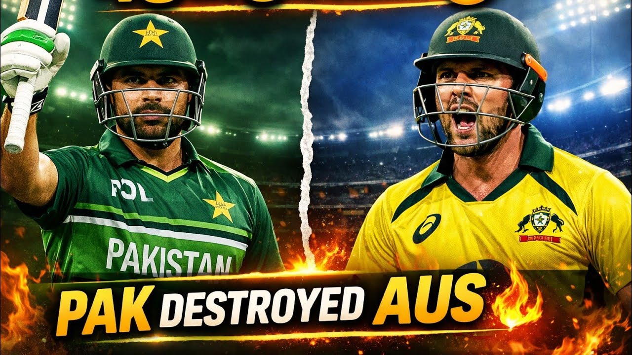 PAK vs AUS 🔥 5 Over Thriller! Fakhar Zaman 8 Ball 20 😳 Pakistan Chase in 21 Balls!