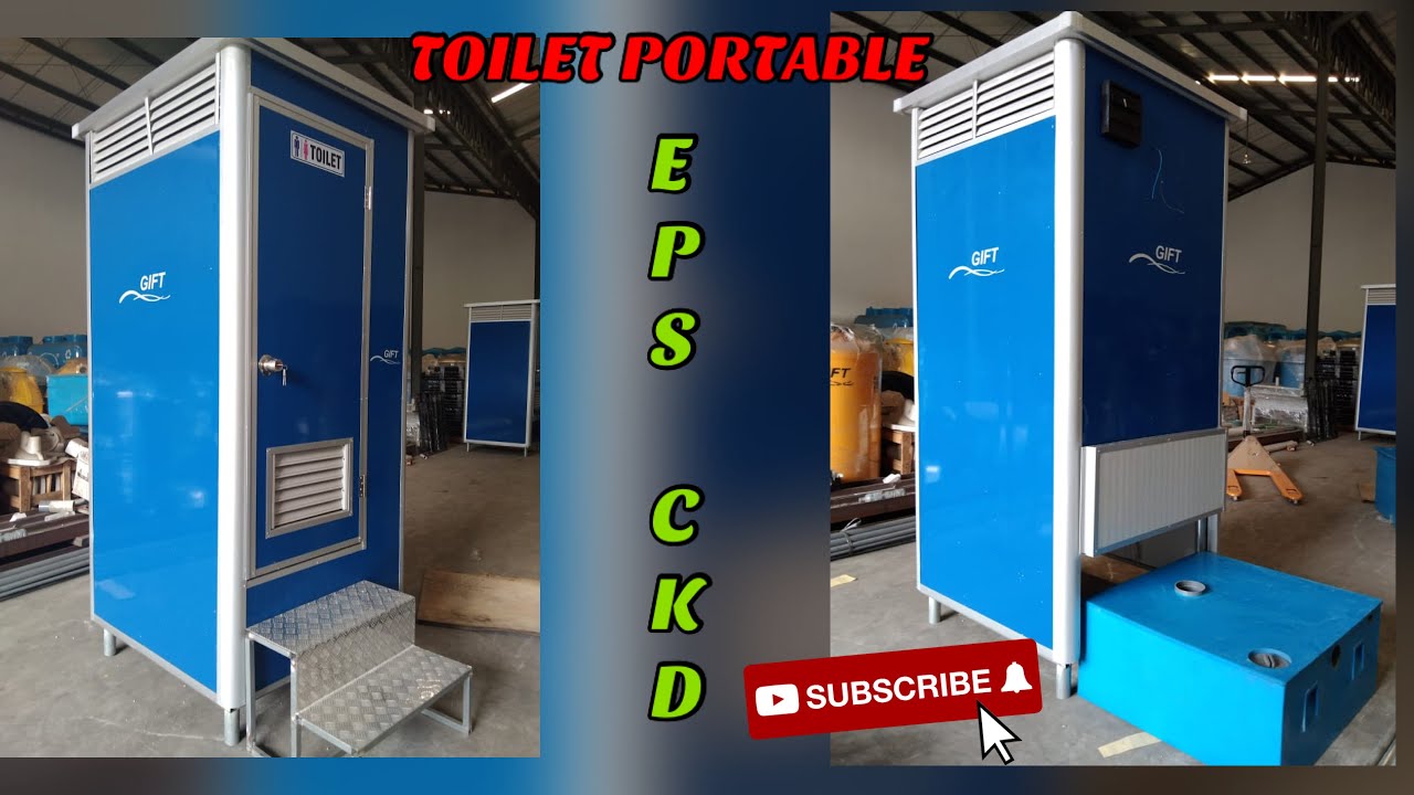 toilet portable, portable toilet, wc portable, sandwich panel toilet, toilet eps, sewa rental, jual