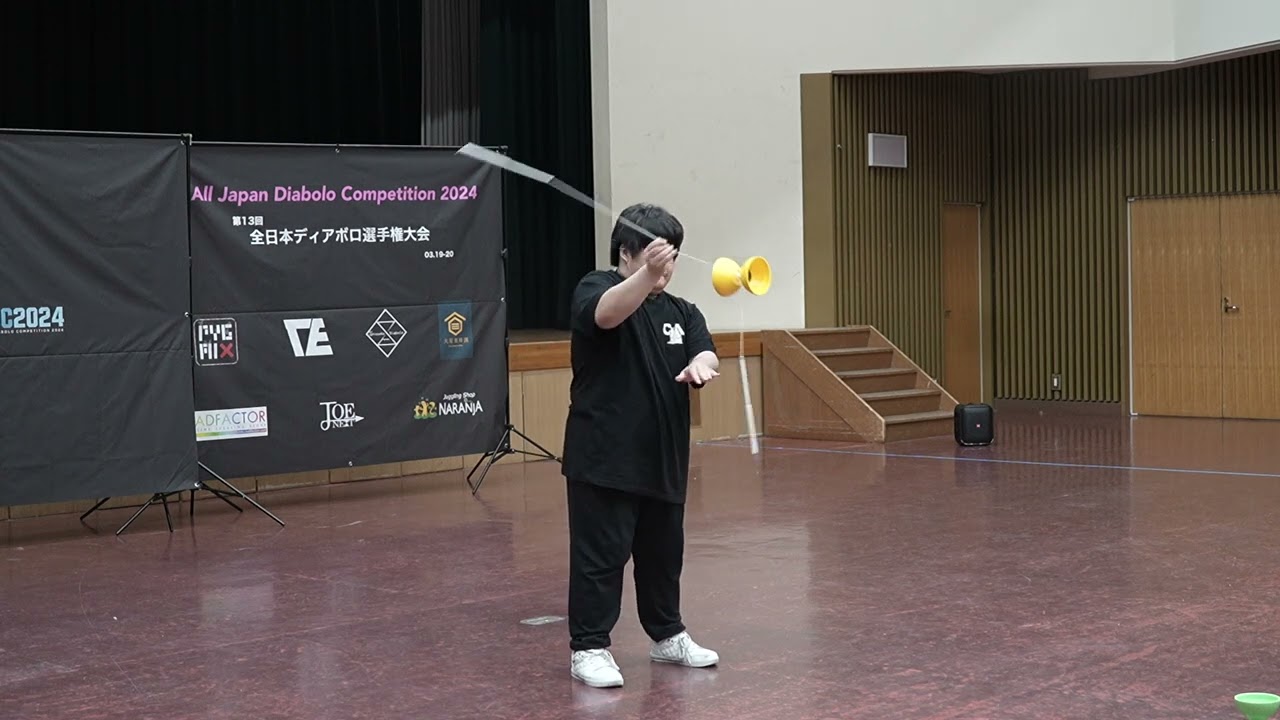 AJDC2024 Men’s 1Diabolo horizontal axis (fixed axle) Division 2nd Shunsuke Watanuki