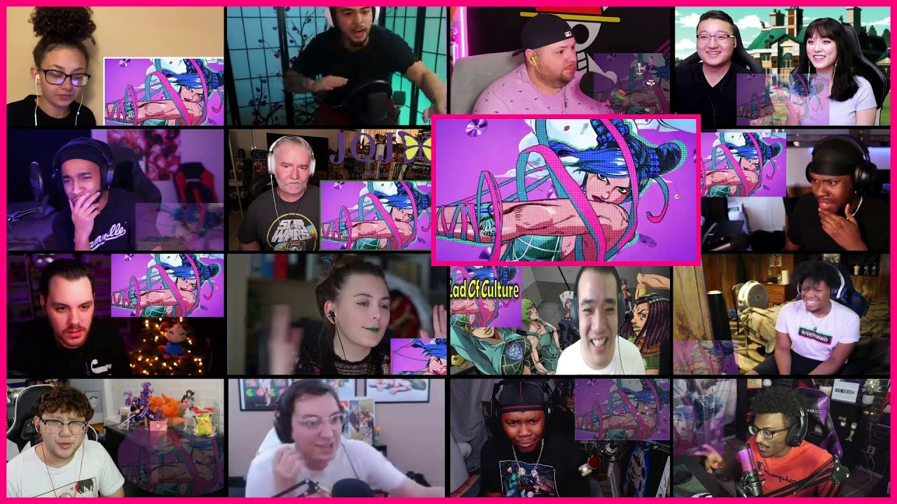 JoJo's Bizarre Adventure Part 6 Stone Ocean Opening Reaction Mashup