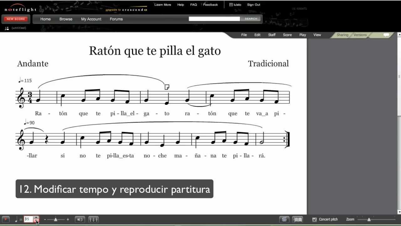 Recursos con Noteflight - parte 2