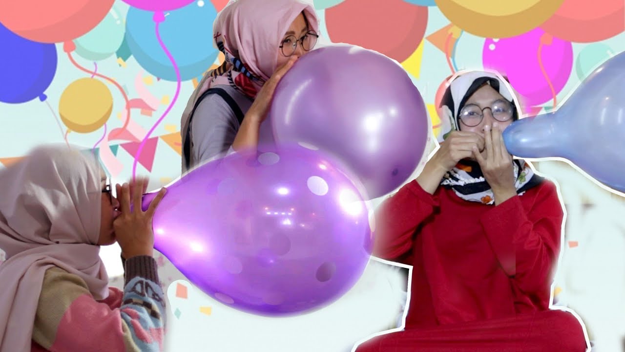 Challenge TIUP BALON Aprilian Channel - BLOW TO POP POP Balloon Aprilian Channels