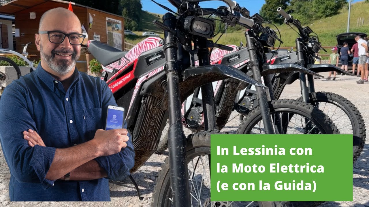 In Lessinia con la Moto Elettrica