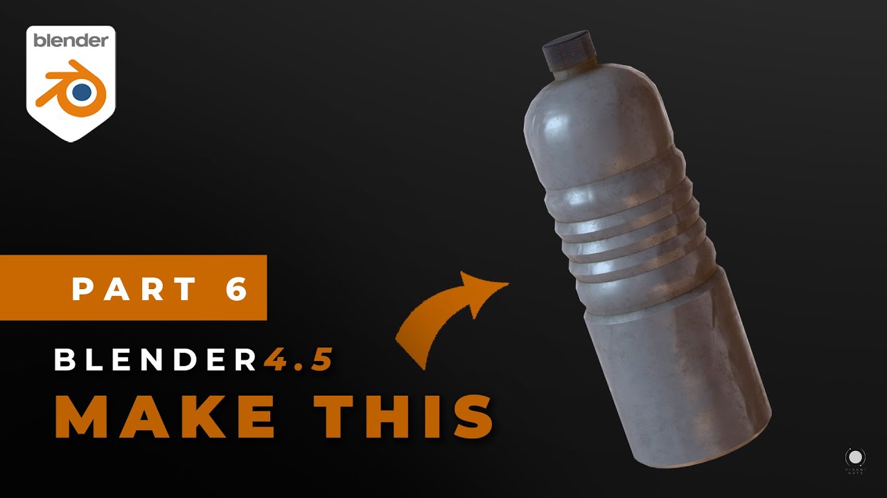 Полный курс Blender 4.5, часть 6 — Моделирование бутылки