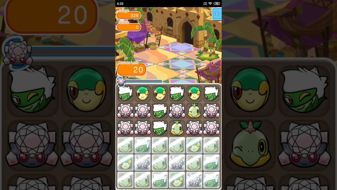 Pokémon Shuffle Mobile Main Stage 326 - Finneon