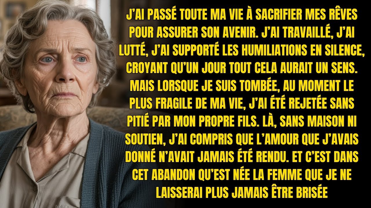 HISTOIRE VRAIE DE CETTE GRAND-MÈRE 👵💔 TRAHIE PAR SON FILS AU PIRE MOMENT ET REJETÉE SANS PITIÉ!