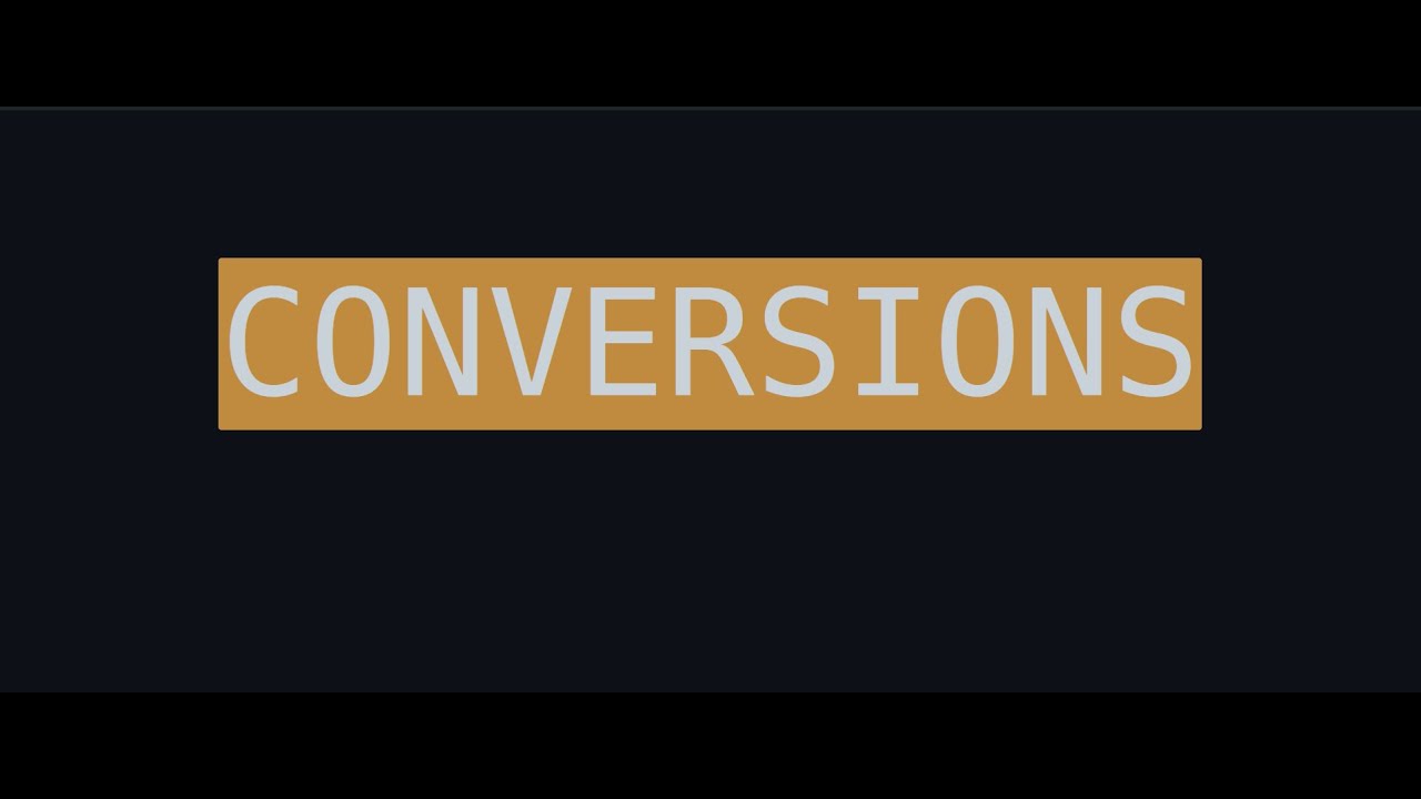 12.Go Programming for Beginners: Conversions