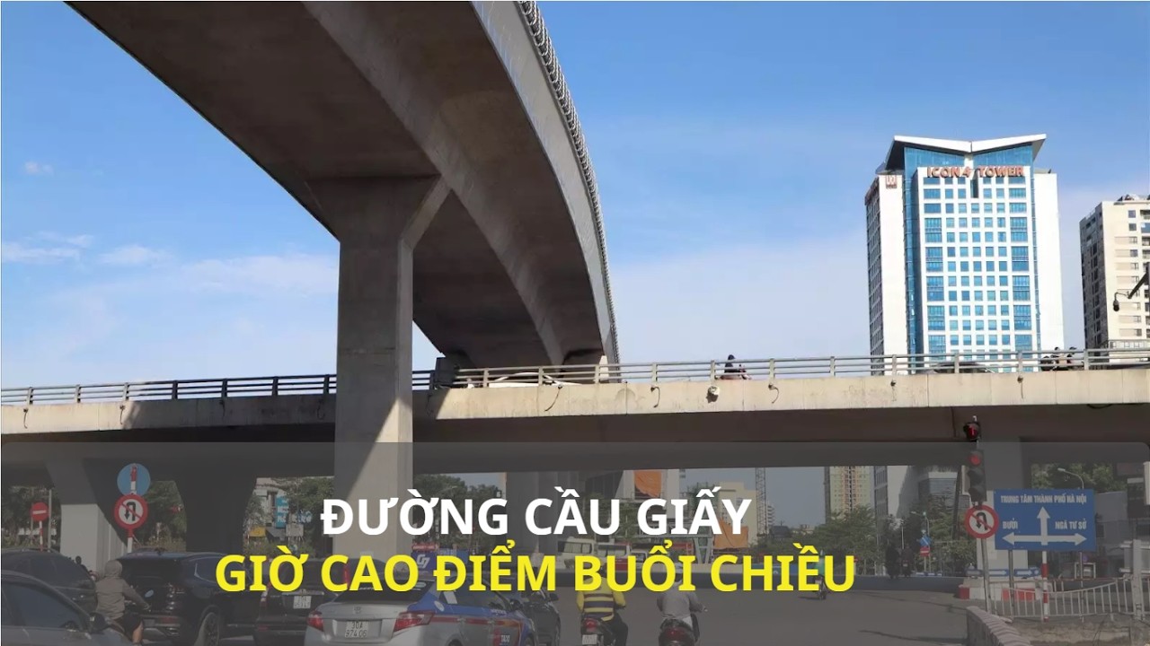 Lái xe qua Cầu Giấy giờ cao điểm – kinh nghiệm thực tế cho tài mới