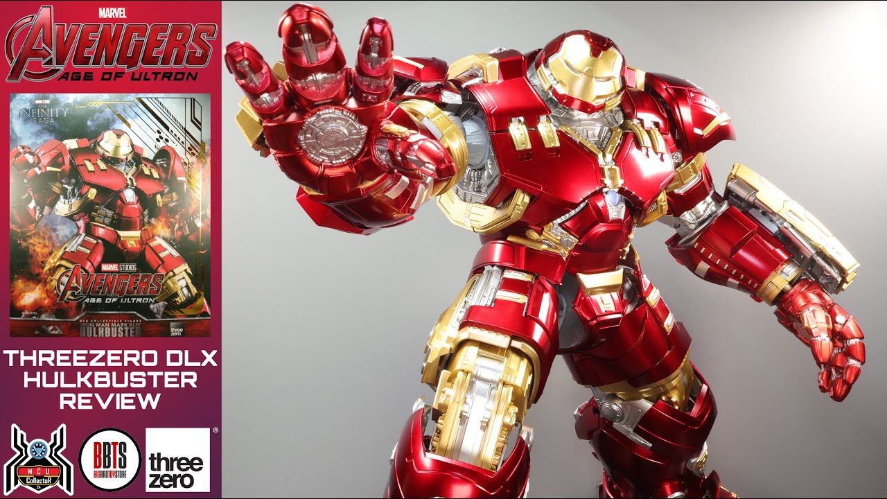 ThreeZero DLX HULKBUSTER Iron Man Mark 44 XLIV Marvel Studios Infinity Saga MCU Movie Figure Review