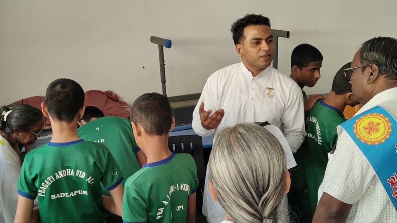 Brahmakumaris Badlapur | Divyang Sewa at Pragati Andh Vidhyalay | Humanity in Action 🙏