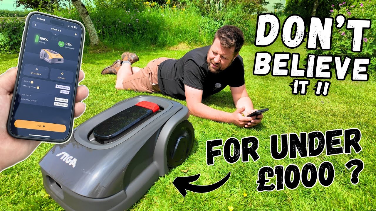 How is this mowing technology so CHEAP? We Test the STIGA A4!