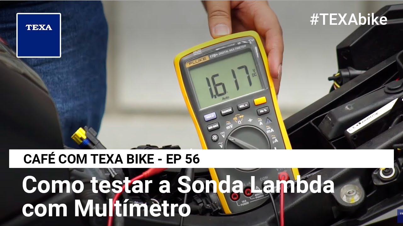 Como testar a Sonda Lambda com Multímetro | CAFÉ COM TEXA BIKE - EP 56