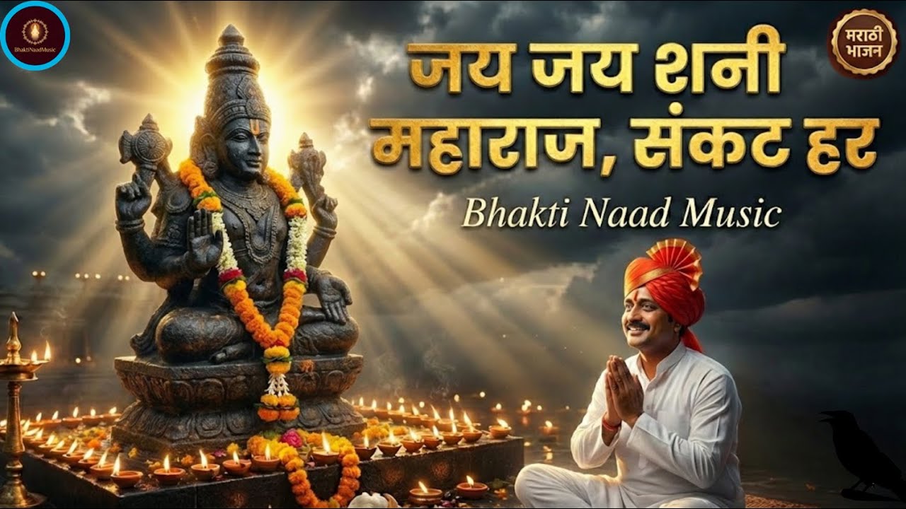 Jai Jai Shani Maharaj | जय जय शनी महाराज, संकट हर | Powerful Marathi Bhajan | Bhaki Naad Music