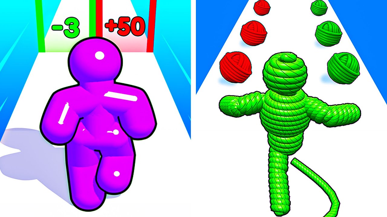 Tall Man Run vs Rope Man Run, Biggest Tall Man In Game, Rope Man Run Gameplay on Youtube Ep251