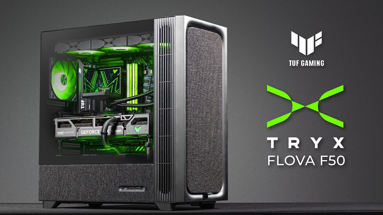 ULTIMATE TRYX Gaming PC Build | RTX 5070 Ti + Ryzen 7 7800X3D + FLOVA F50 + STAGE ARGB 360