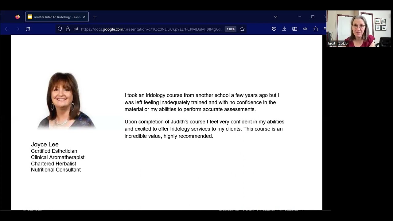 Intro to Iridology for Health Professionals - what you didn't learn in school