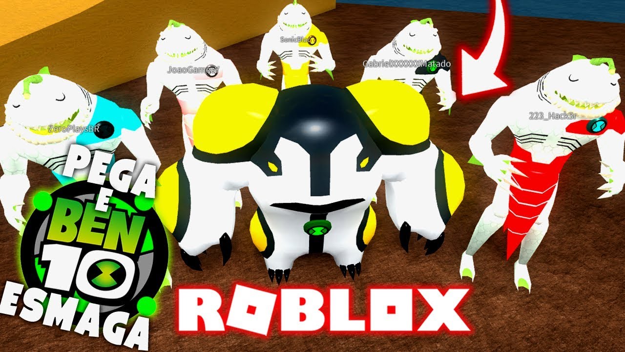 ROBLOX ! - MINIGAME COM BALA DE CANHÃO E AQUÁTICO - BEN 10 ARRIVAL OF ALIENS REMAKE !