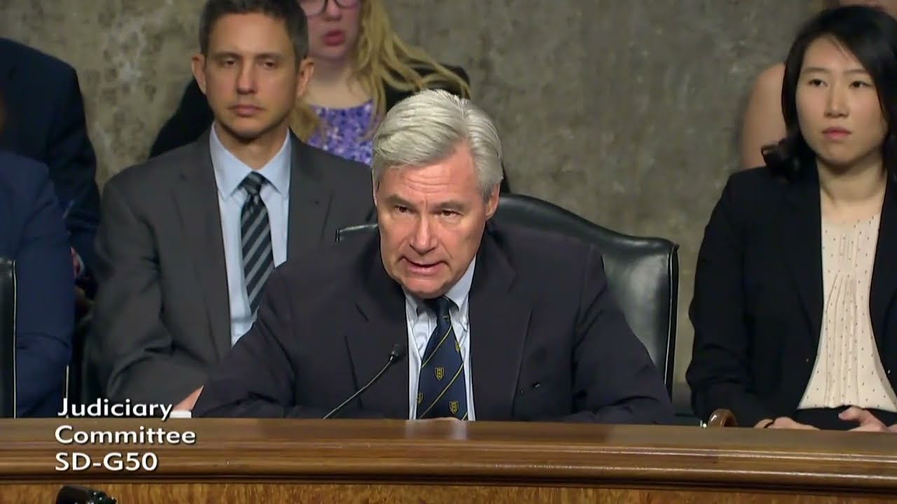 Sen. Whitehouse Slams Big Tech CEOs in Judiciary Hearing